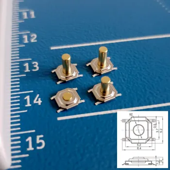 SMD Metall Taster Stift 5x5x5 mm für Controller Paddle Umbau