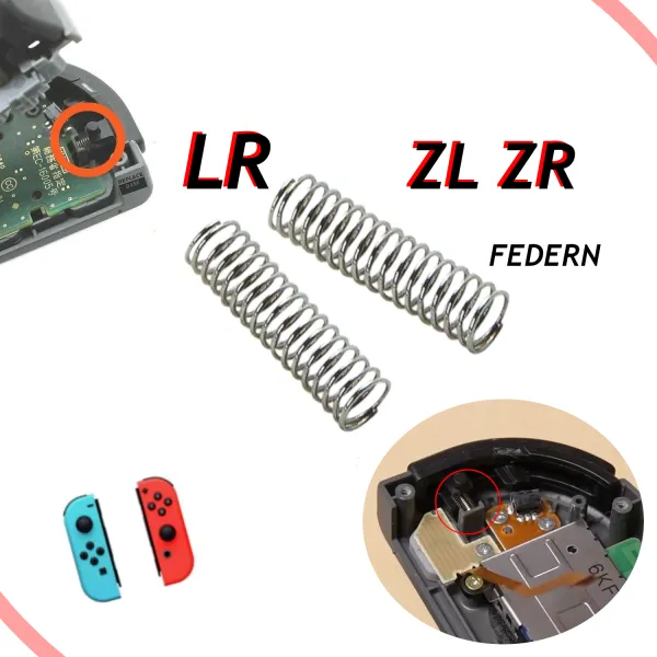 Links und rechts lr zl zr Knopf Feder für Nintendo Switch NS JoyCon Controller Ersatzteil